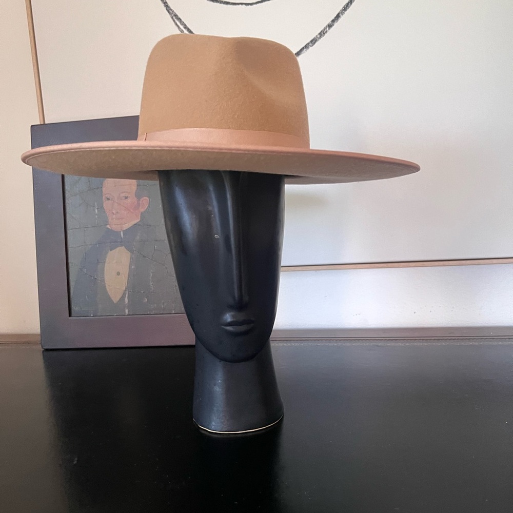 Western-Style Rancher Hat by Lack of Color Size Small in beige  like new - Picture 4 of 13